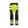 Pantalon de travail softshell haute visibilité 1567 - Jaune fluo/Noir image 0