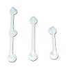 Barre d'appui PVC renforcé droite - blanc image 0