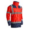 Parka de travail hiver haute visibilité KETA - Rouge Fluo image 2