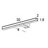 Applique Led 30cm avec transformateur inclus image 1
