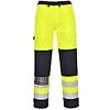 Pantalon Haute-visibilité Multirisques Jaune/ Marine image 2