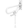 Barre d'appui relevable avec béquille - blanc Long 766mm image 0