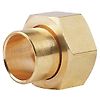 Manchon fer cuivre droit 2p F-douille laiton +joint - 359GCU image 0