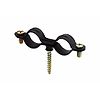 Boite de 50 - Collier double noir pour gaz M6 avec vis à bois - Plastique image 8