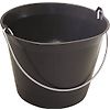 Seau de maçon plastique noir - 11L image 0