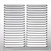 Grilles d'aération naturelle aluminium - Brochable image 0