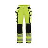 Pantalon de travail haute visibilité stretch 4D femme 7197 - Jaune fluo/Noir image 0