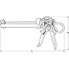 Pistolet à silicone à scellement chimique image 1