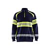 Sweat de travail haute visibilité 3553 - Marine/Jaune image 0