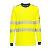 T-Shirt Hi-Vis Flamme Résistant WX3 Jaune/Marine image 0