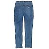 Jean de travail coupe droite stretch Femme - Bleu image 0