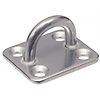 (Lot de 5) Pontet sur platine rectangulaire embouti et soudé - Inox A2 image 2