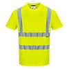T-shirt Hi-vis MC coton comfort Jaune image 0