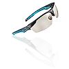 Lunette de protection éco-conçue demi-monture PC/TPR TRYON - Noir/Bleu image 5
