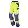 PANTALON BAYO JAUNE FLUO/BLEU MARINE image 0