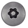Vis à bois tête cylindrique large six lobes inviolable - Avec téton central pour penture - Inox A2 image 2