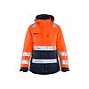 Veste de travail doublée haute visibilité femme 4872 - Orange fluo/Marine image 0