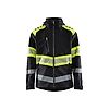 Veste de travail softshell haute visibilité 4494 - Noir/Jaune fluo image 0