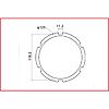 Douille 3/4" à 6 ergots Ø 64 mm avec tube de centrage pour Mercedes image 3