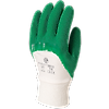 Lot de 12 paires de gants Manutention latex crépé vert qualité supérieure image 8