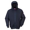 Sweatshirt FR zippe a capuche Marine image 5