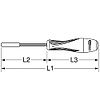 Tournevis porte-embouts magnétique ULTIMATE 1/4'' , L. 100 mm image 1