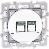 Prise double RJ45 Cat6 grade 2 TV/STP - SQUARE image 0