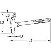 Marteau de coffreur, 700g image 2