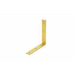 Équerres pour connecteurs bois - pour chaises - trous biseautés sur les 2 faces - Bichromatée image