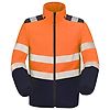 VESTE SOFTSHELL OURAL ORANGE FLUO/NAVY image 2