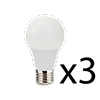 Lot 3 Ampoules LED E27 - A60 - 8W - 720lm - 3000K image 0
