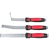 Jeu de 3 burins de carrossier extra-plats image 0