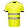 T-Shirt HV PW3 Jaune/Noir image 0
