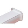 Demi rosette de support Goulotte Super Optimal - blanc 9003 image 0