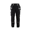 Pantalon de travail retardant flamme 1461 - Noir/Gris clair image 0