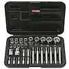 Coffret TORX® percé, 1/4'' - 3/8'' - 1/2'' - E4 à E24 - T20 à T55 - 30 pcs image 0
