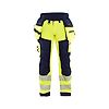 Pantalon de travail softshell haute visibilité Classe 2 1820 - Jaune/Marine image 0