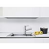 Mitigeur cuisine a douchette inox - Douchette extractible en ABS image 1