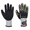 Gants thermique anti impact résistant à la coupure Gris/Noir image 0