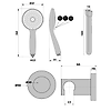 Mini kit - Ensemble sur douche mural Spirit 3 jets image 1