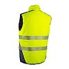Gilet de travail d'hiver sans manche réversible YORU - Jaune Fluo image 10