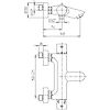 Mitigeur bain/douche thermostatique mura image 1