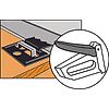 Clips pour lambris PVC avec pointes image 2