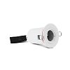 Support de spot blanc encastrable/recouvrable + douille auto GU10 IP67 image 2