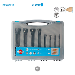 Coffret de 4 mèches à bouchonner/façonner fond plat Classic image