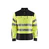 Chemise de travail haute visibilité 3255 - Jaune fluo/Noir image 0