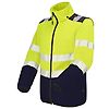 VESTE SOFTSHELL OURAL JAUNE FLUO/BLEU MARINE image 5