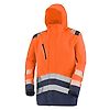 PARKA COQUE ERWIN ORANGE FLUO/NAVY image 1