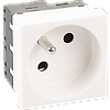 Prise 2P+T - 16A -250V - 45X45mm - OPTIMA image 0
