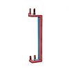 Peigne vertical 1P+N 63A pour ID haut/haut image 0